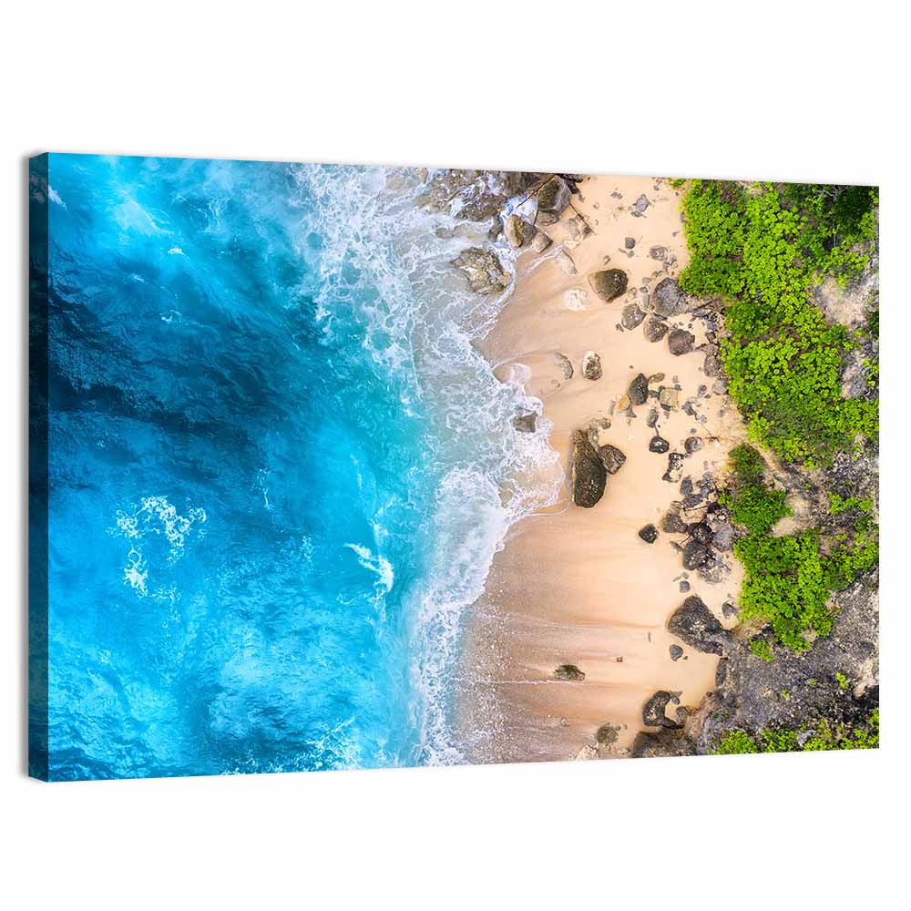 Bali Aerial Beach View Wall Art