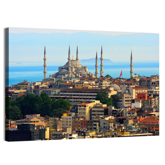 Sultan Ahmed Mosque Skyline Wall Art