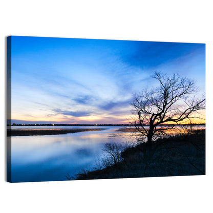 Lake Bemidji Twilight Wall Art