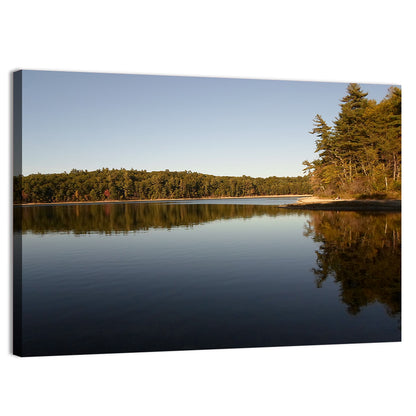 Walden Pond Reflection Wall Art