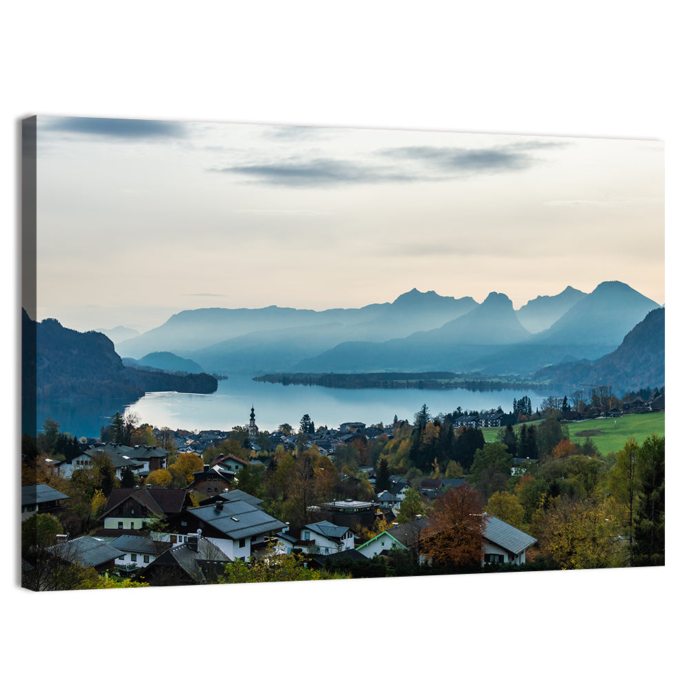 Fuschlsee Dawn Reflections Wall Art