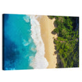 Aerial Turquoise Beach View Wall Art
