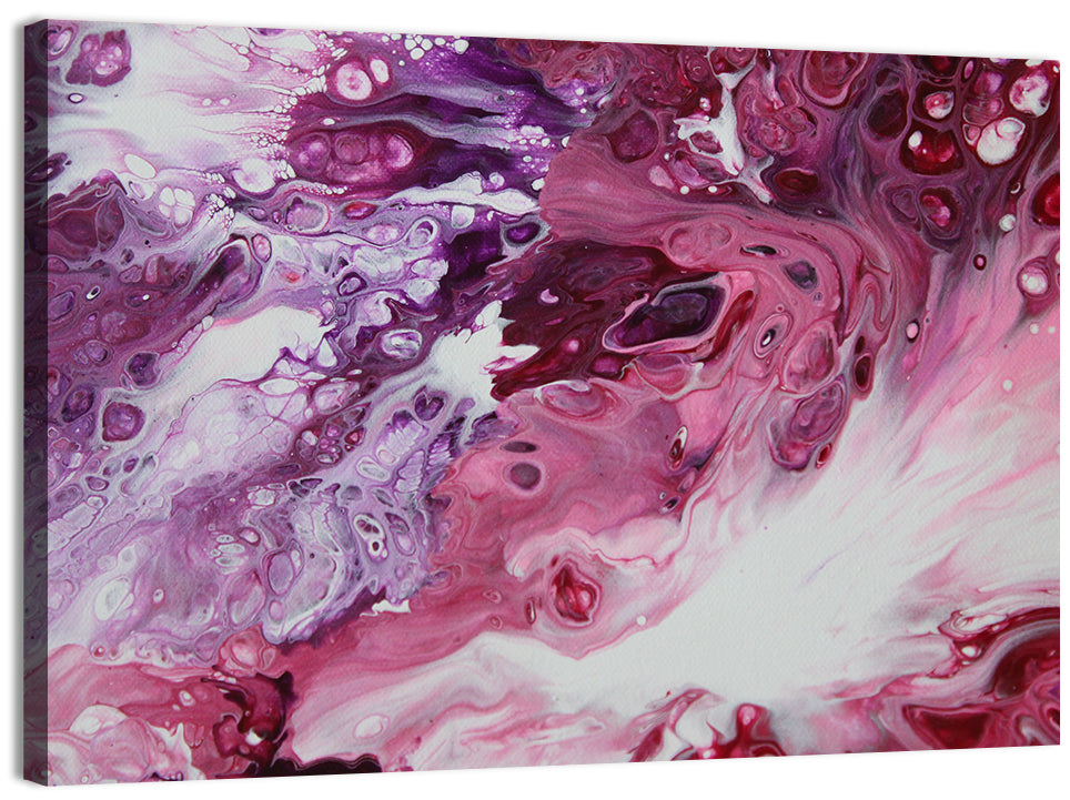 Flowing Bubbles Abstract Wall Art, canvas print, landscape