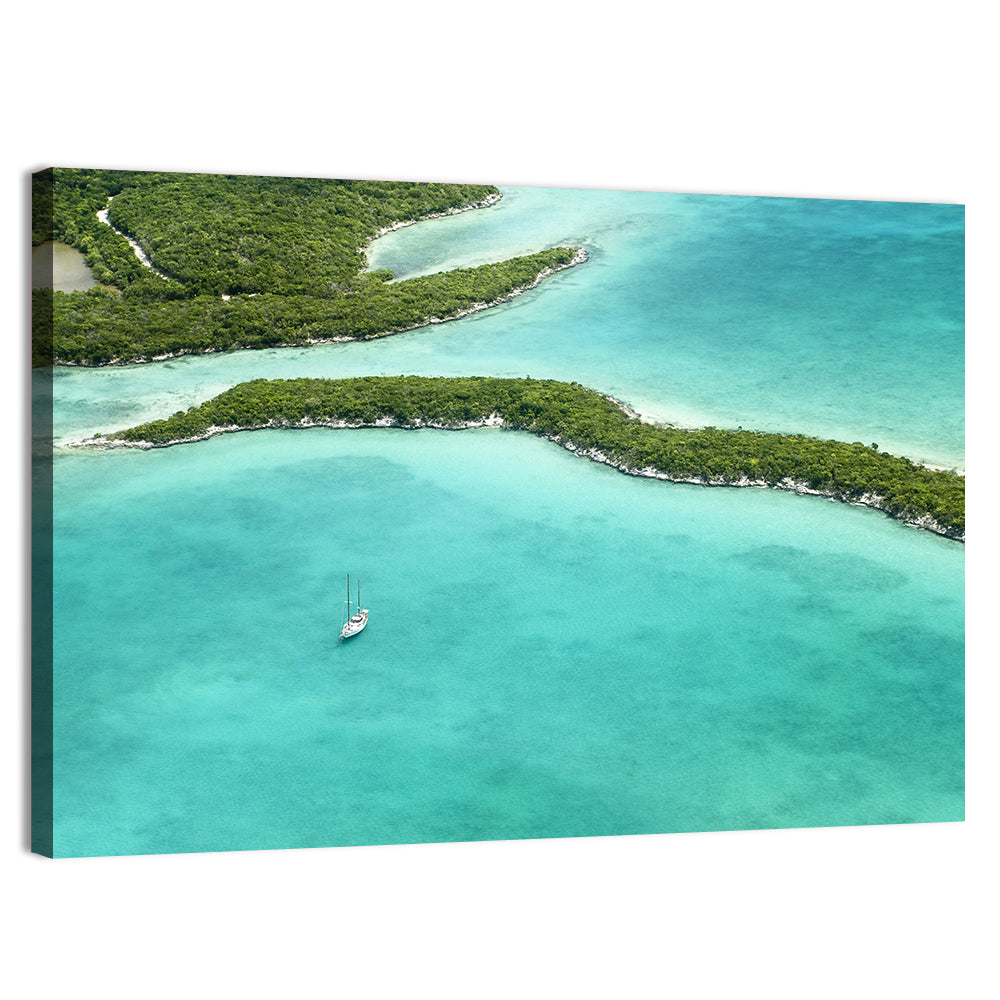 Turquoise Bahamas Islands Wall Art
