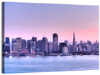 San Francisco Skyline at Lavender Dusk Wall Art