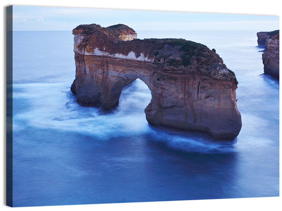 London Arch Ocean Cliffs at Dawn Wall Art, canvas print, landscape