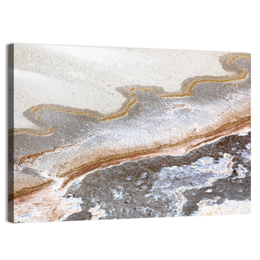 Lake Eyre Salt Flats Wall Art, canvas print, landscape