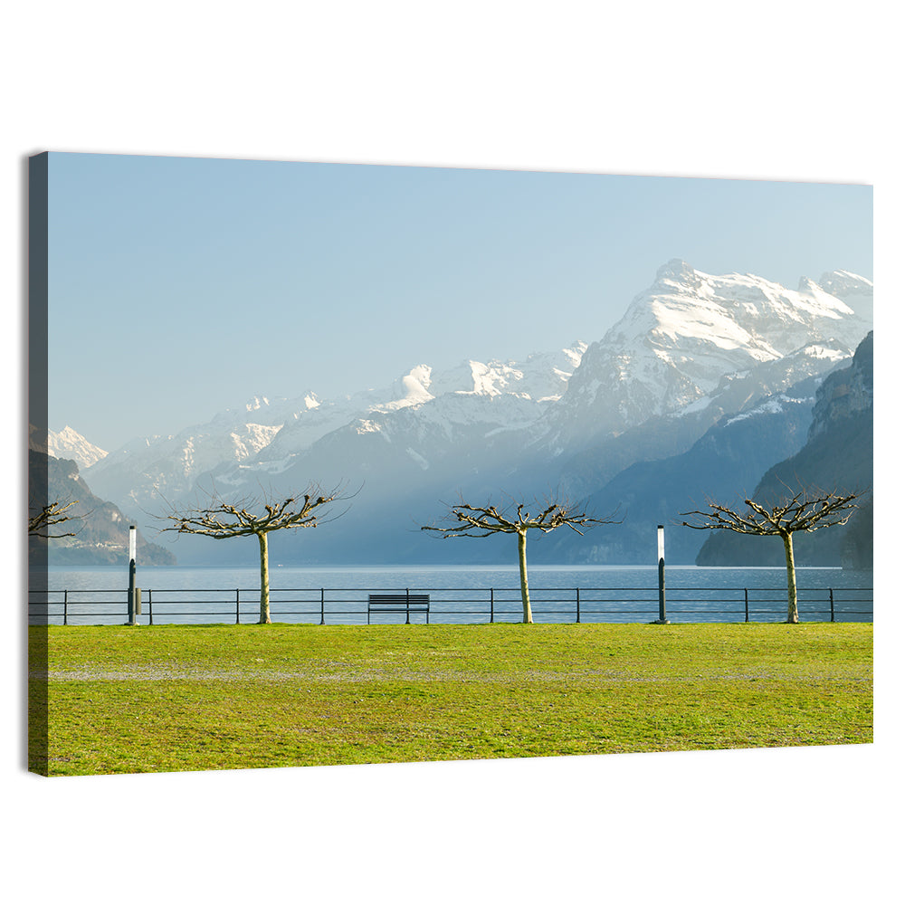 Lake Lucerne Landscape Wall Art