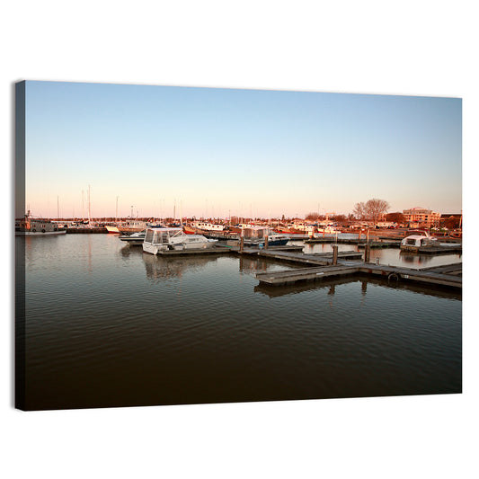 Gimli Marina Dock, Lake Winnipeg Wall Art