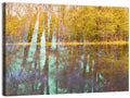 Autumn River Reflection Wall Art
