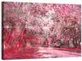 Pink Autumn Pathway Wall Art