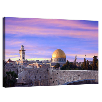 Al Aqsa at Golden Hour Wall Art