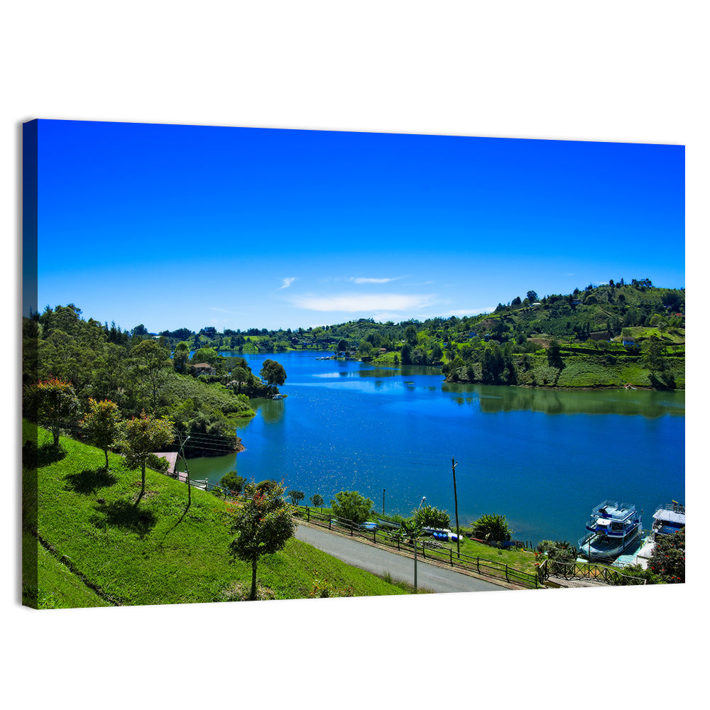 Santa Fe De Antioquia Lake View Wall Art