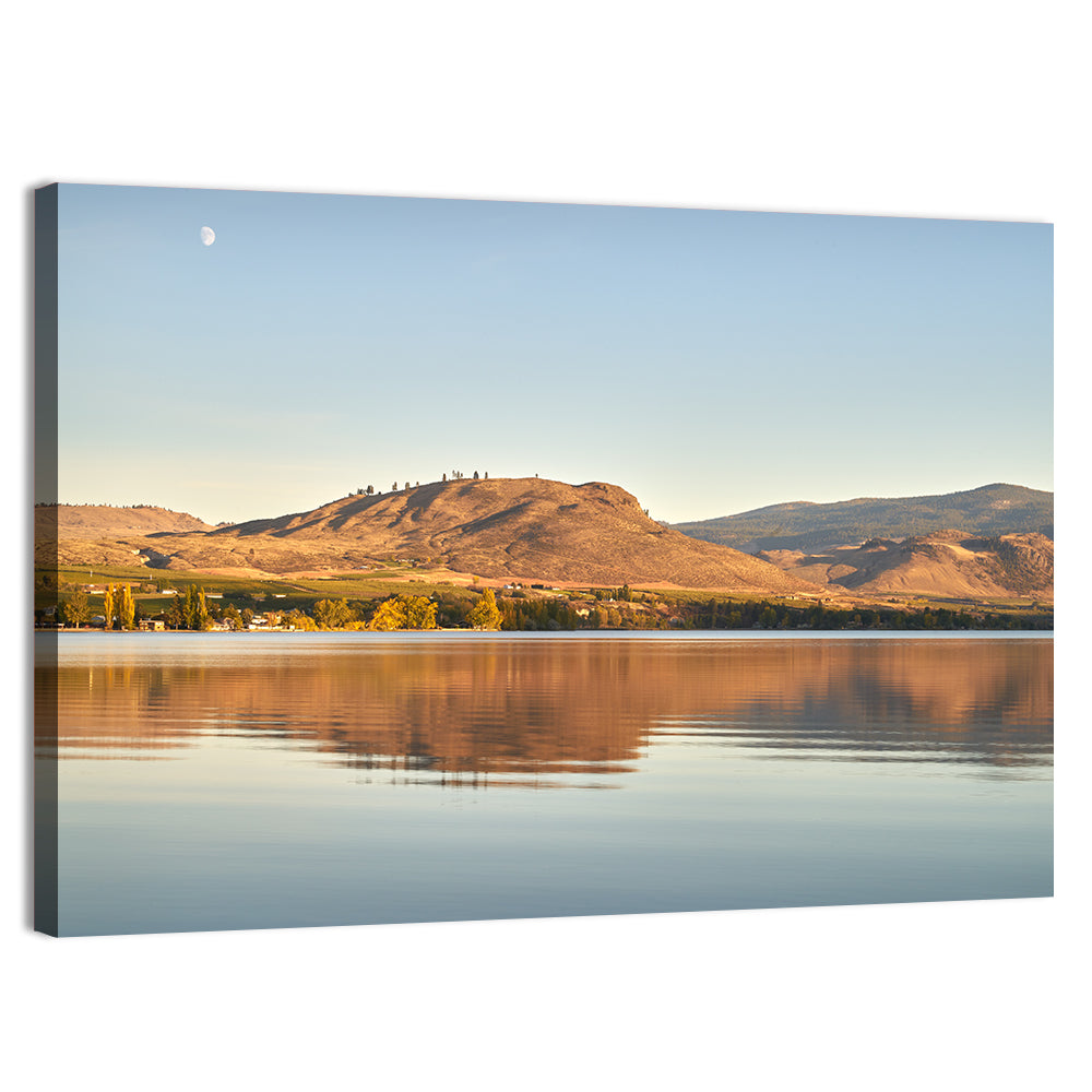 Osoyoos Lake Moonlit Reflection Wall Art