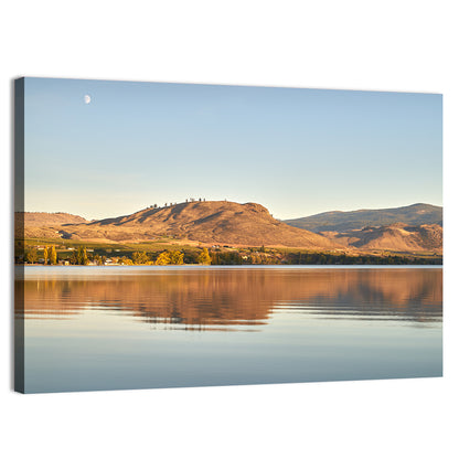 Osoyoos Lake Moonlit Reflection Wall Art