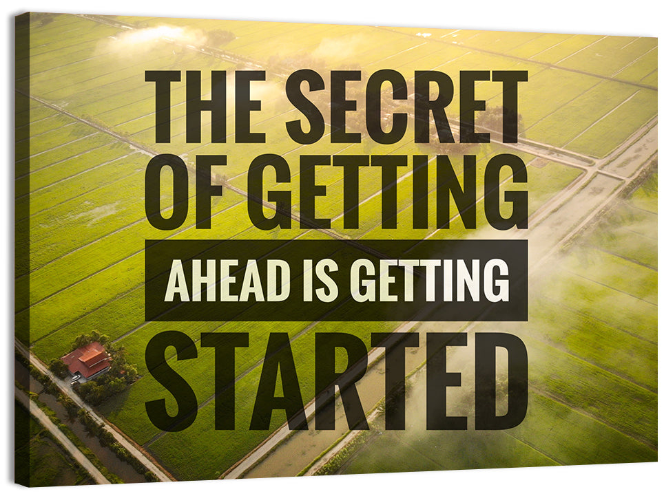 Getting Started Sunlit Farmland Wall Art