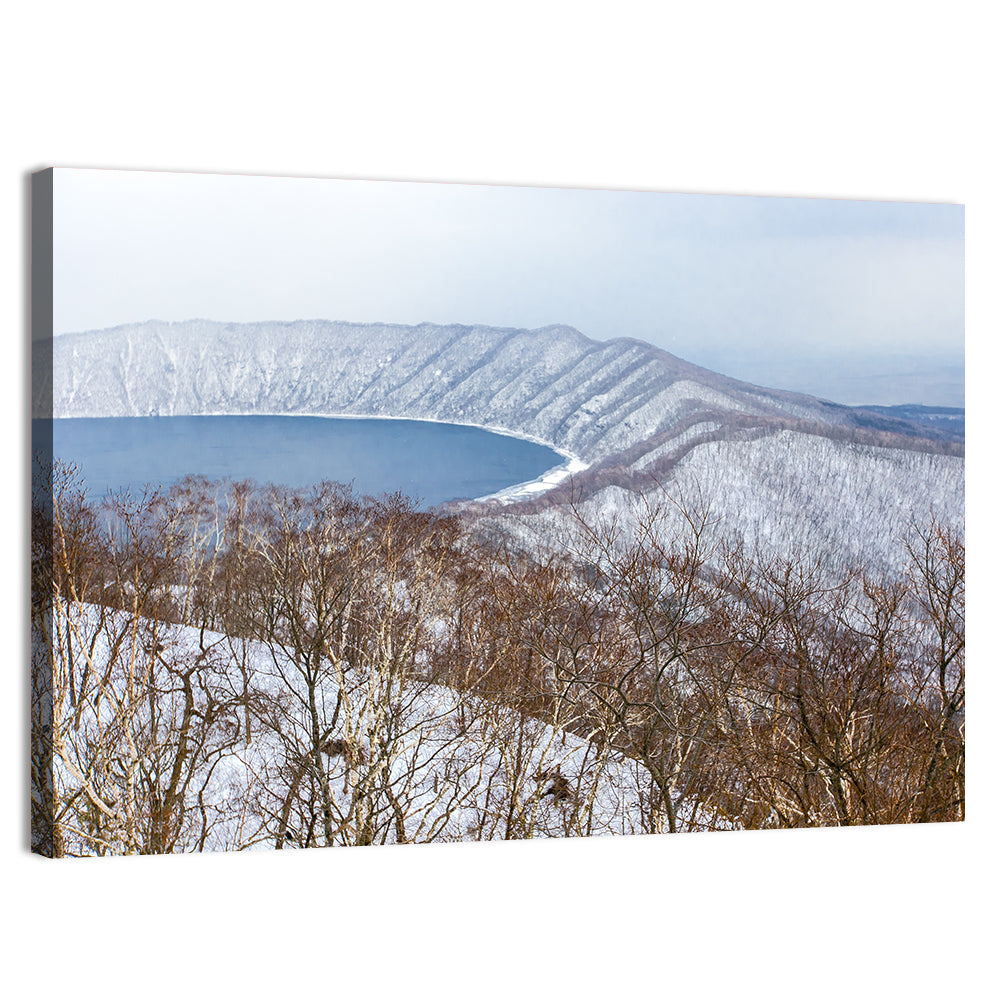 Lake Kuttara Crater View Wall Art