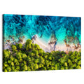 Croatian Turquoise Coastline Wall Art