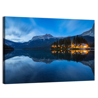 Emerald Lake Twilight Wall Art