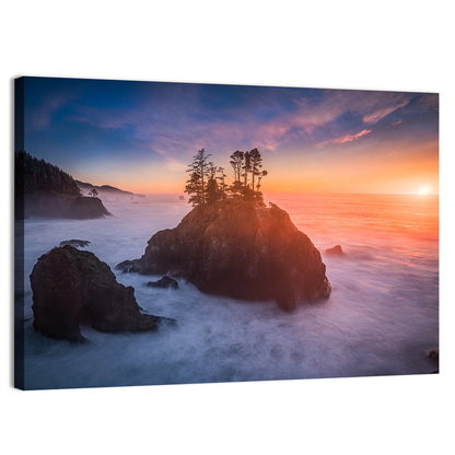 Secret Beach Sunset, Oregon Wall Art