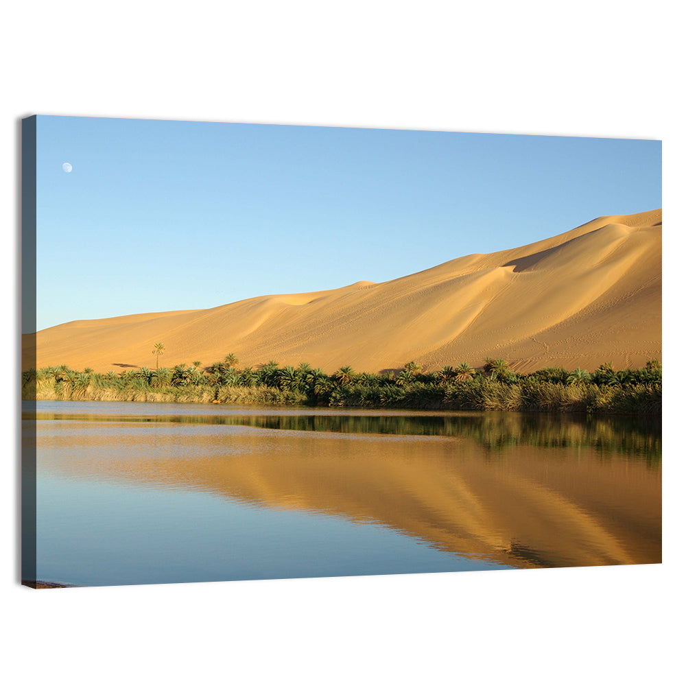 Desert Oasis Reflection Wall Art