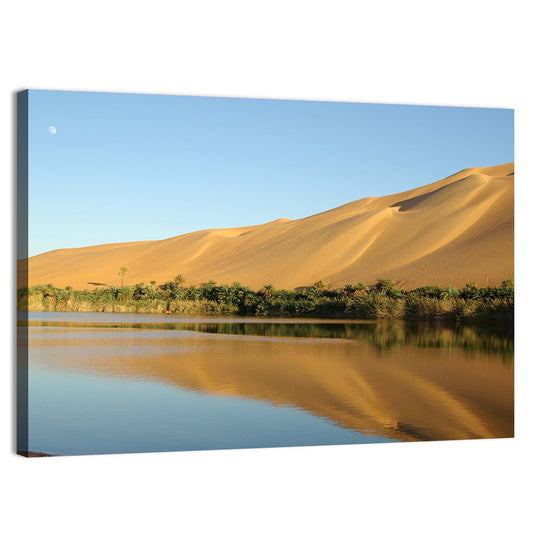 Desert Oasis Reflection Wall Art