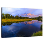 Grand Tetons Sunrise Over Snake River Wall Art