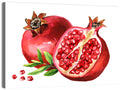 Fresh Pomegranate Watercolor Wall Art