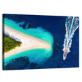 Zlatni Rat Beach Aerial, Bol Croatia Wall Art