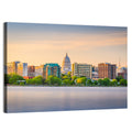 Madison Skyline at Lake Monona Wall Art