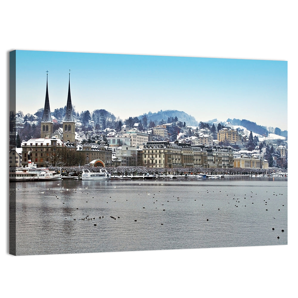 Hofkirche Lucerne Cityscape Wall Art