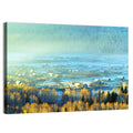 Misty Xinjiang Village Wall Art