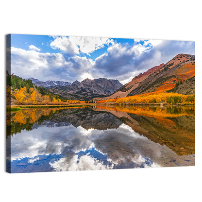 North Lake Autumn Reflection Wall Art