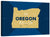 Oregon State Map Wall Art