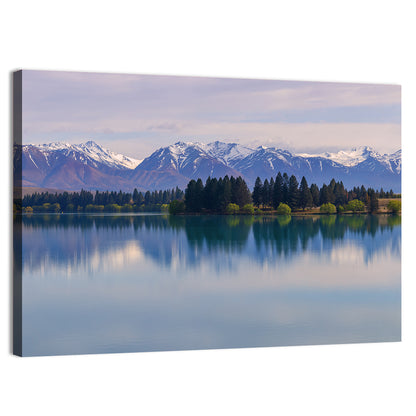Ruataniwha Lake Reflection Wall Art