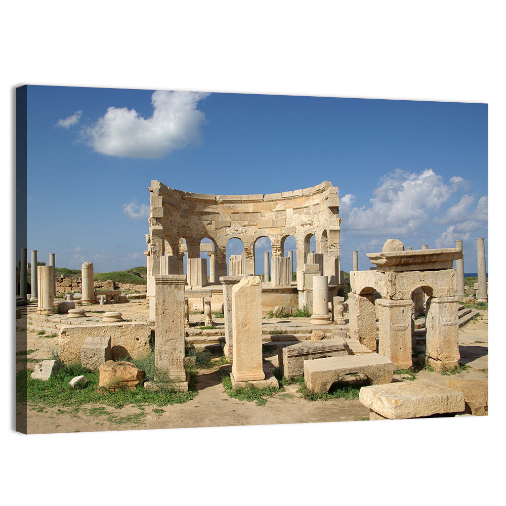Leptis Magna Stone Ruins Wall Art
