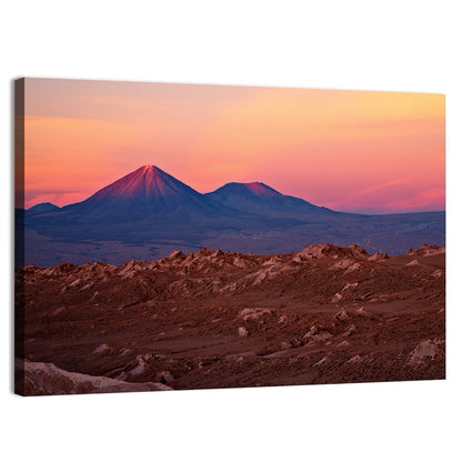 Valle De La Luna, Licancabur Volcano Wall Art
