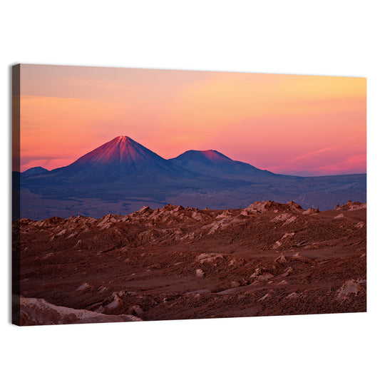 Valle de la Luna Volcanoes Wall Art