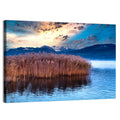 Lake Obersee Reeds at Dusk Wall Art
