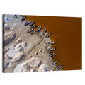 Salt Piles at Lake Retba Wall Art