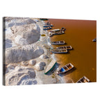 Lac Rose Boats and Salt Mounds Wall Art