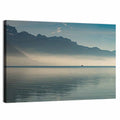 Lake Annecy Misty Mountains Wall Art