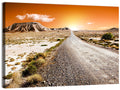 Infinite Desert Road Wall Art