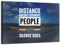 Silence Separates People Wall Art