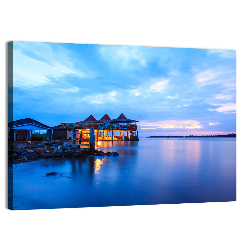 Twilight Restaurant on Lake Victoria Wall Art