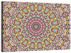 Beaded Kaleidoscope Mandala Wall Art