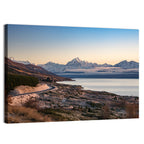 Mount Cook Over Lake Pukaki Wall Art