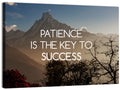 Patience Is the Key to Success Wall Art