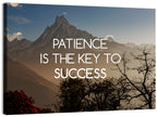 Patience Is the Key to Success Wall Art