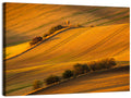 Golden Moravian Farm Tracks Wall Art